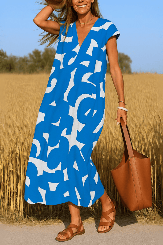 Ocean Whirl Dress – Printed Dress