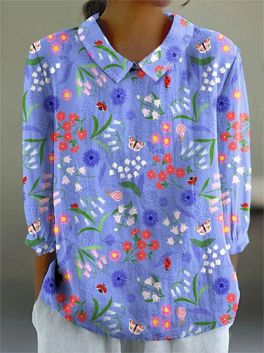 Emery™ Whimsical Garden Blouse