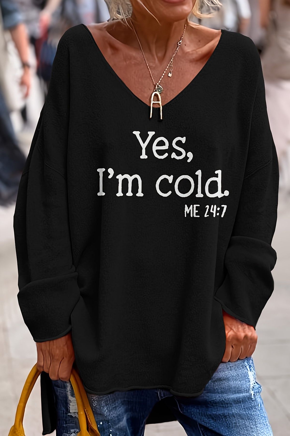 Paula - Ladies casual oversized jumper