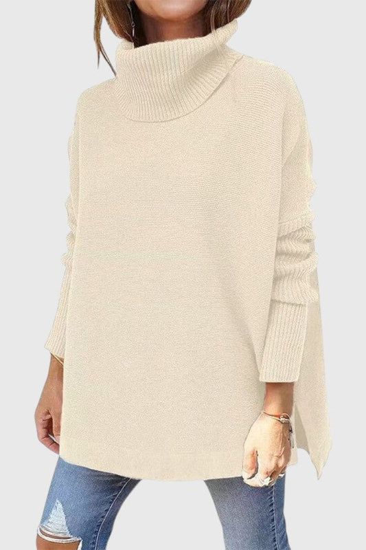 Maria - Cozy Oversized Turtleneck Jumper
