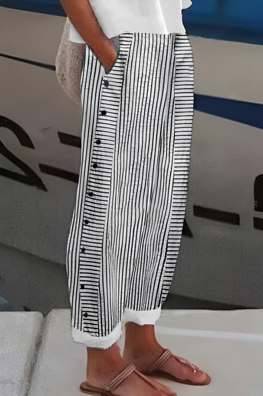 Tehao - Striped Pants