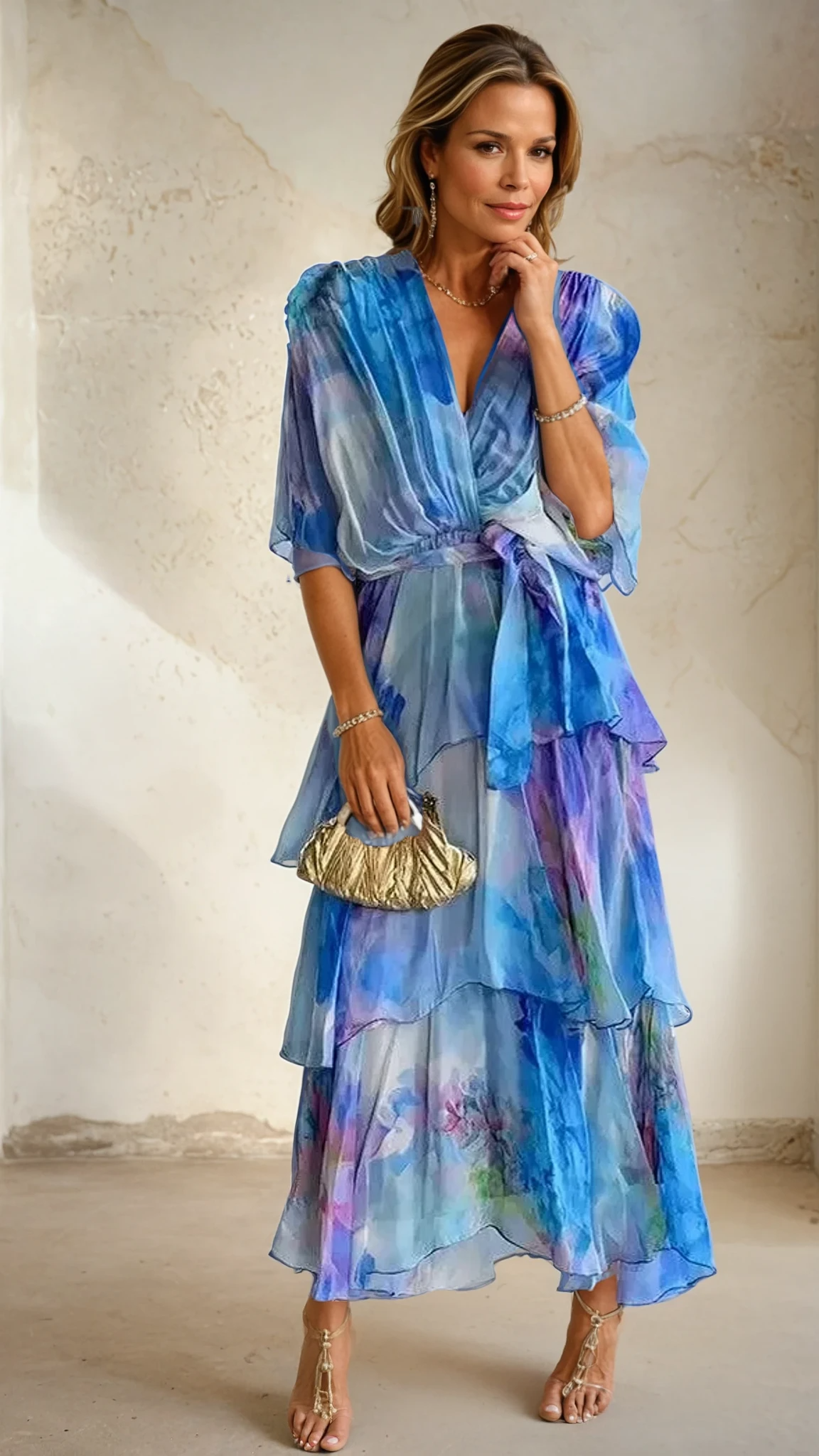 Marija- Floral Layer Dress