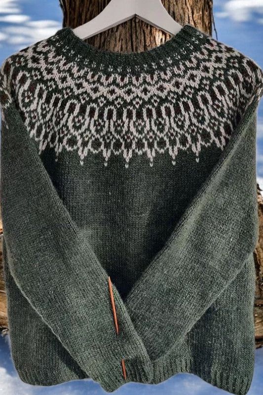 Delphi – Jacquard Sweater