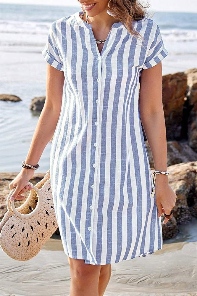 Bondi Breeze Shirt Dress