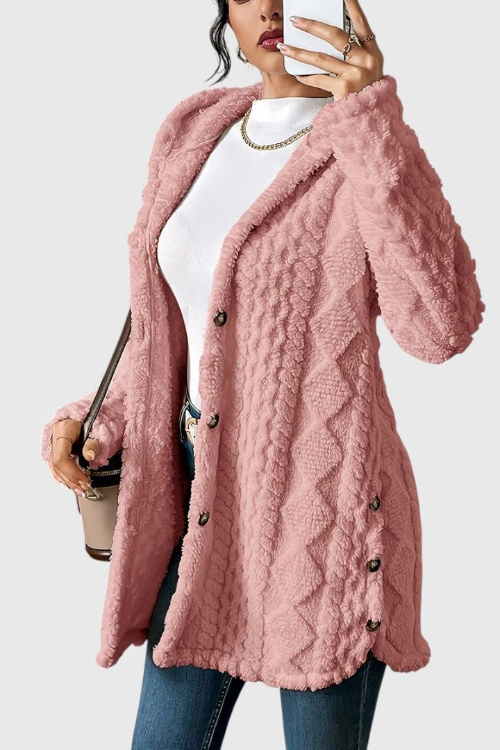 Gladys - Comfortable Mid-length Cardigan