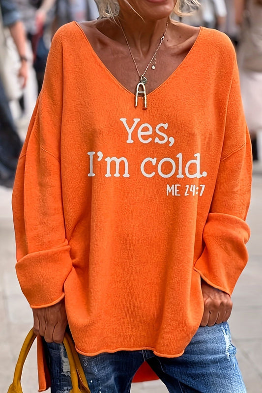 Paula - Ladies casual oversized jumper