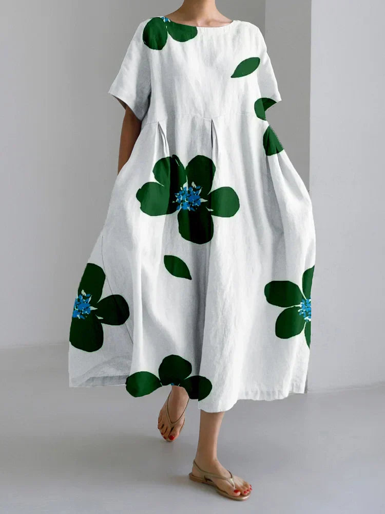 Caterina | Breezy Floral Maxi Dress for Sunny Days with Luxurious Comfort