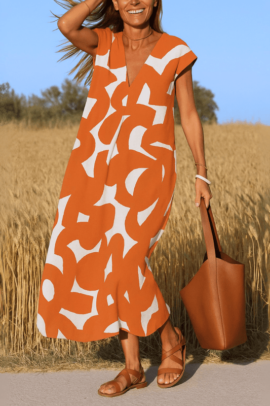 Sunset Stroll Dress – Printed Dress