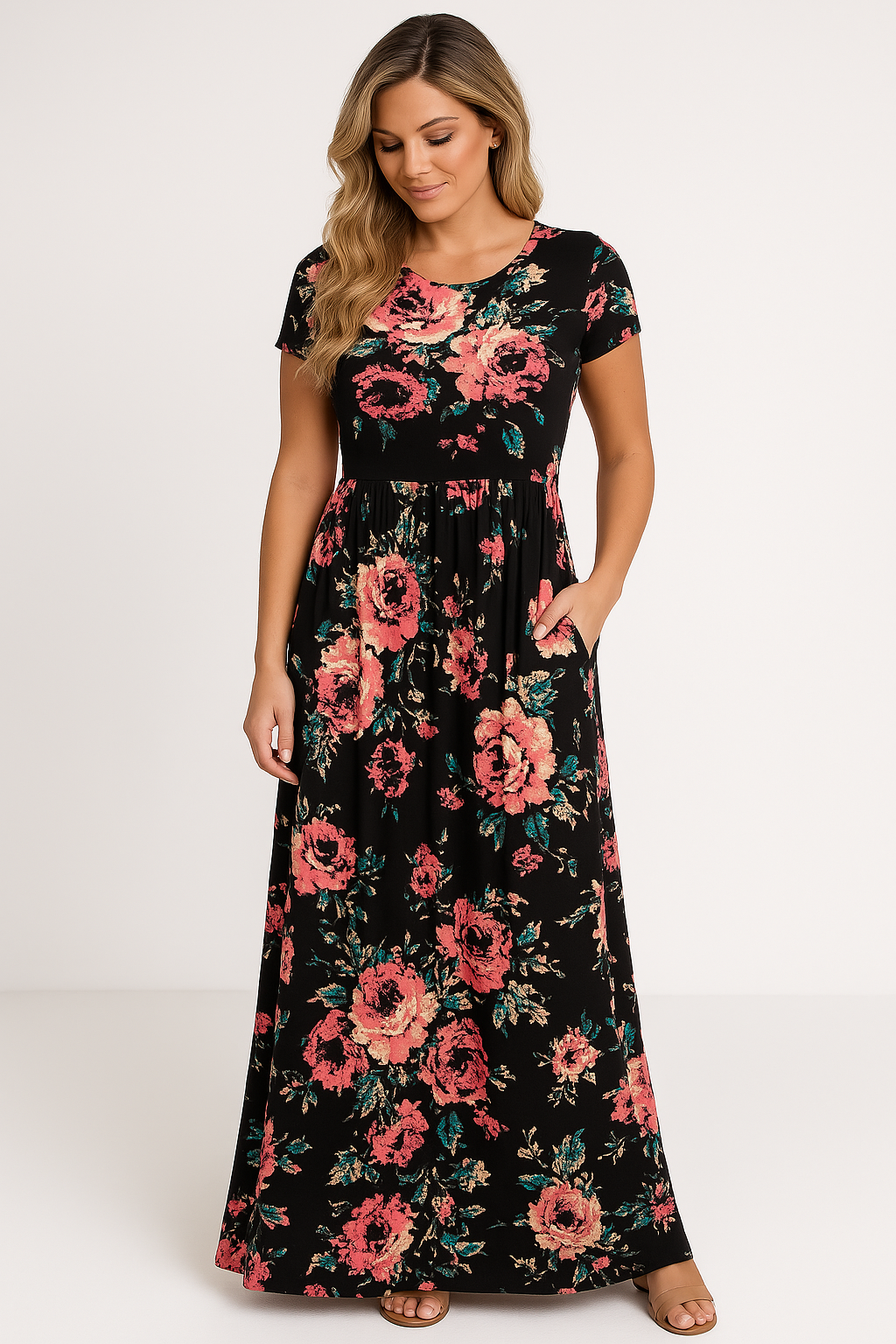 Weslie - Floral Maxi Dress