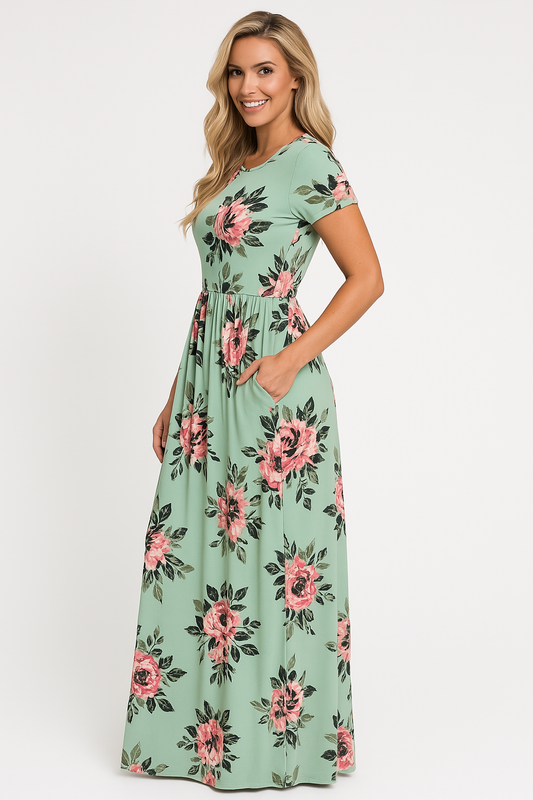 Weslie - Floral Maxi Dress