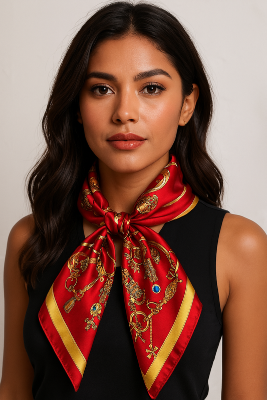 Rossana Scarf (100% Silk - 68 cm)