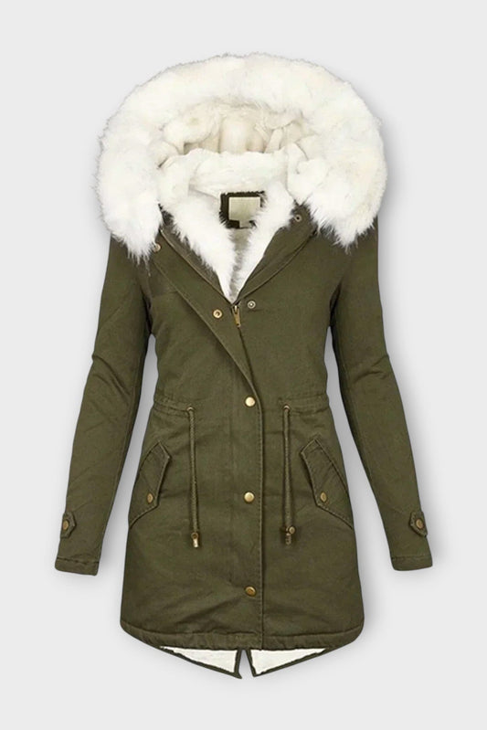 Warm Fur-Lined Coat