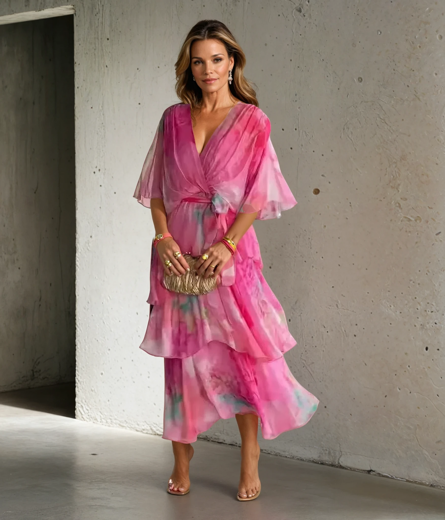 Marija- Floral Layer Dress