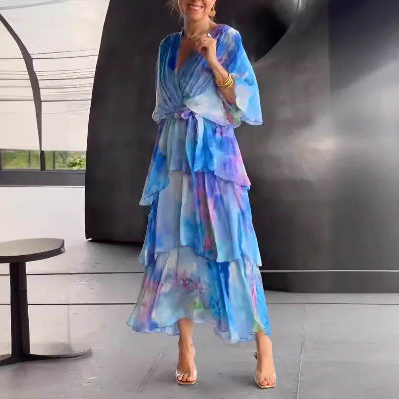 Marija- Floral Layer Dress