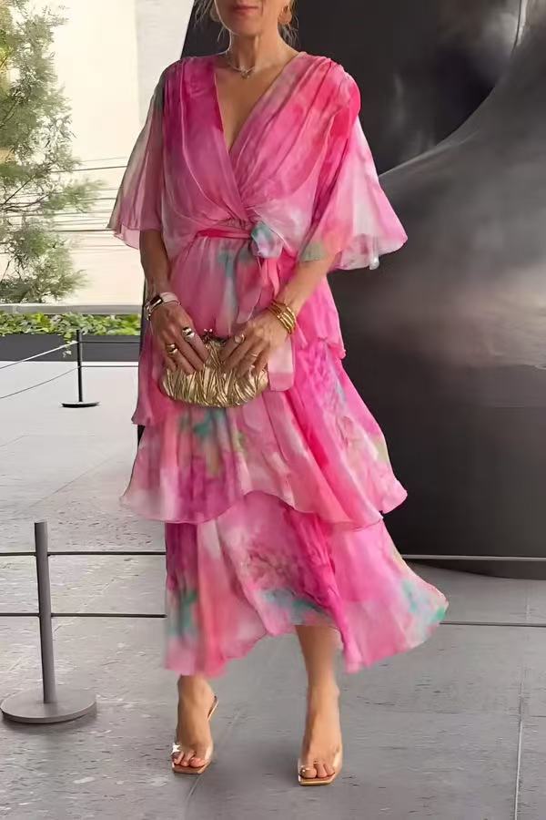 Marija- Floral Layer Dress