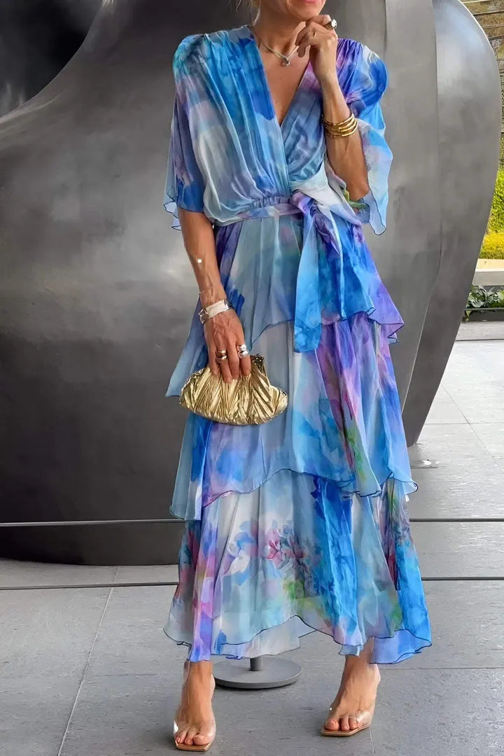 Marija- Floral Layer Dress
