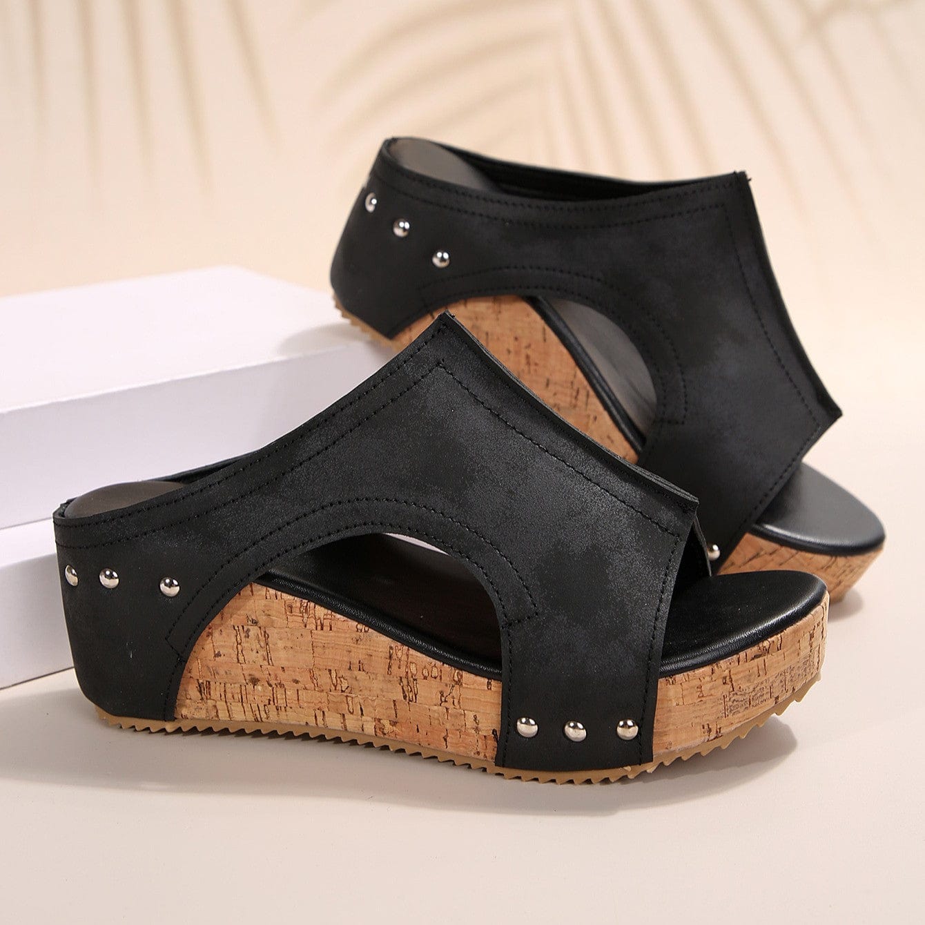 Savannah Cork Wedges