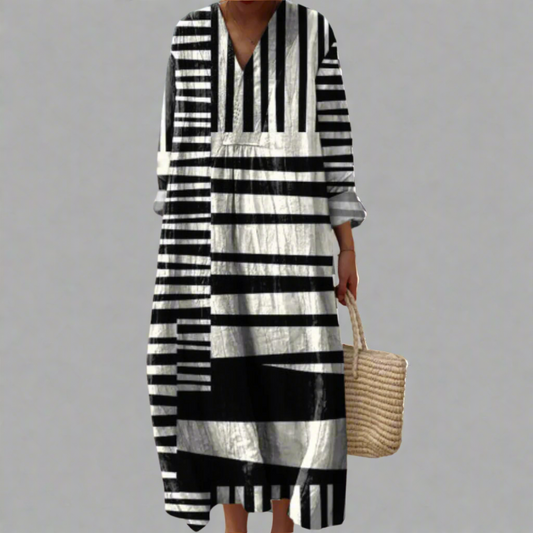 Doris™ | Chic Geometric Dress