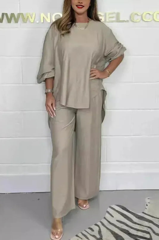 The Solaya – Relaxed Wide-Leg Set