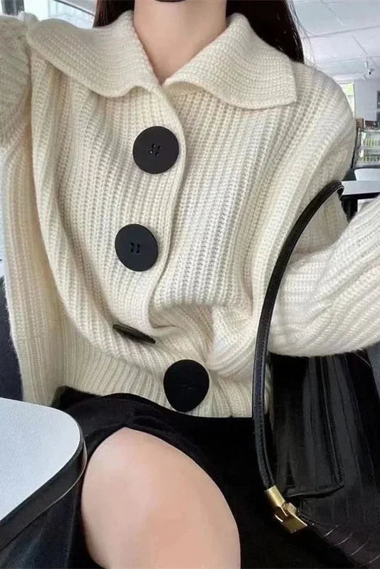 Vanilla Cloud Knit Jacket