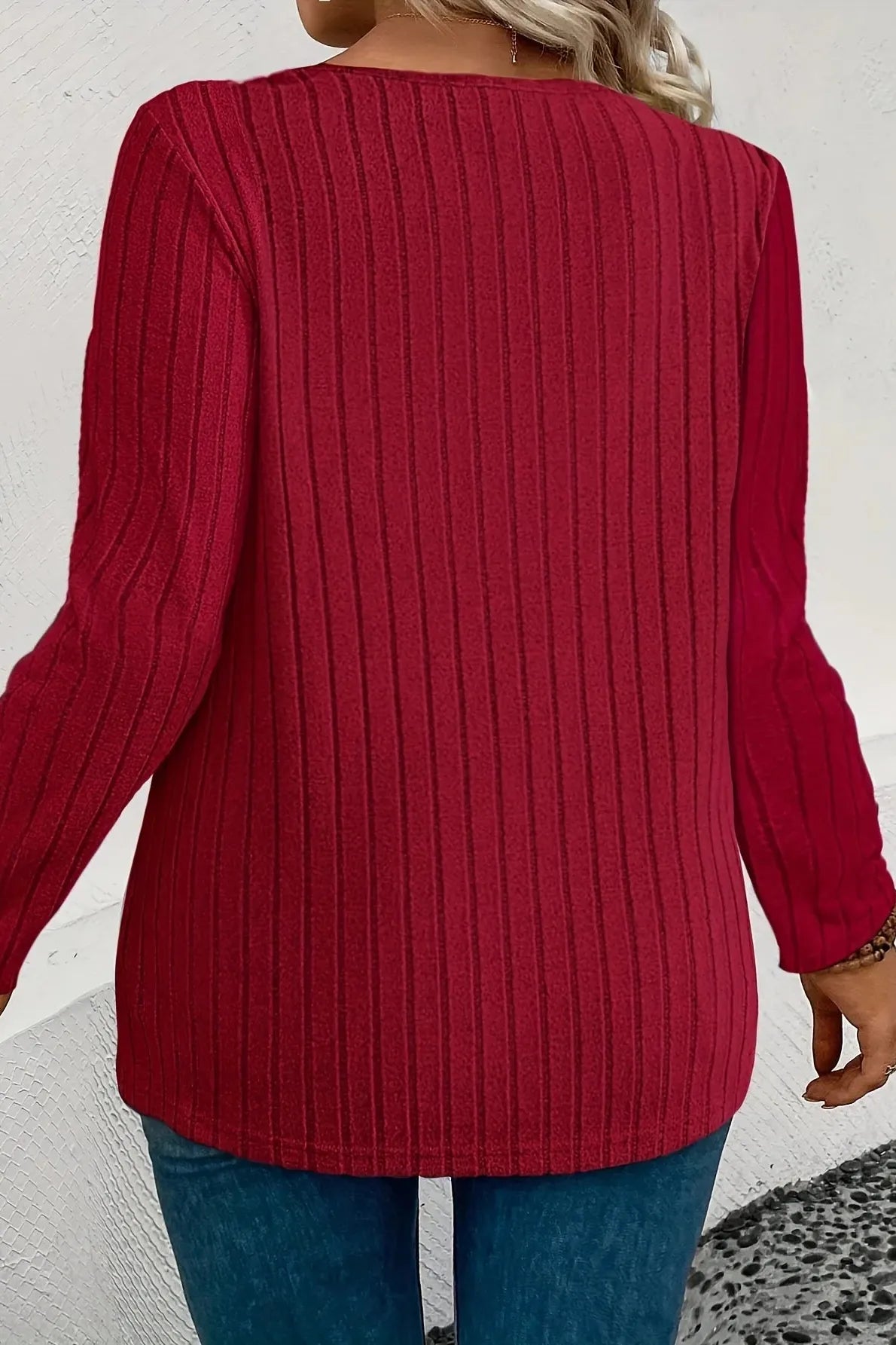 Elegant Casual - Plus Size Longsleeve