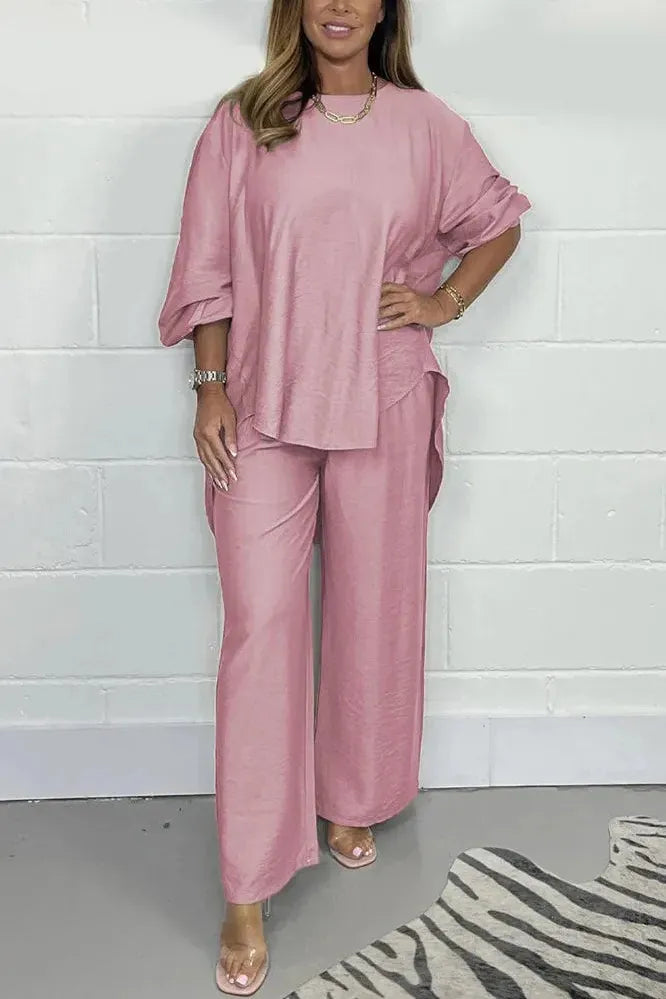 The Solaya – Relaxed Wide-Leg Set