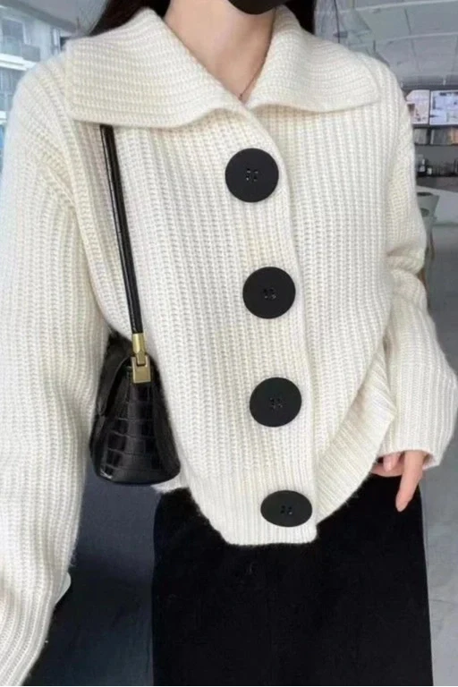 Vanilla Cloud Knit Jacket