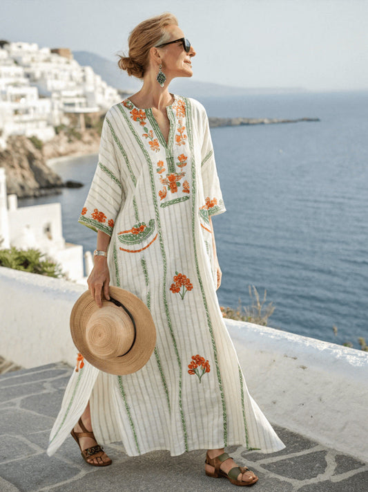 Loose fitted Boho Dress with Pockets