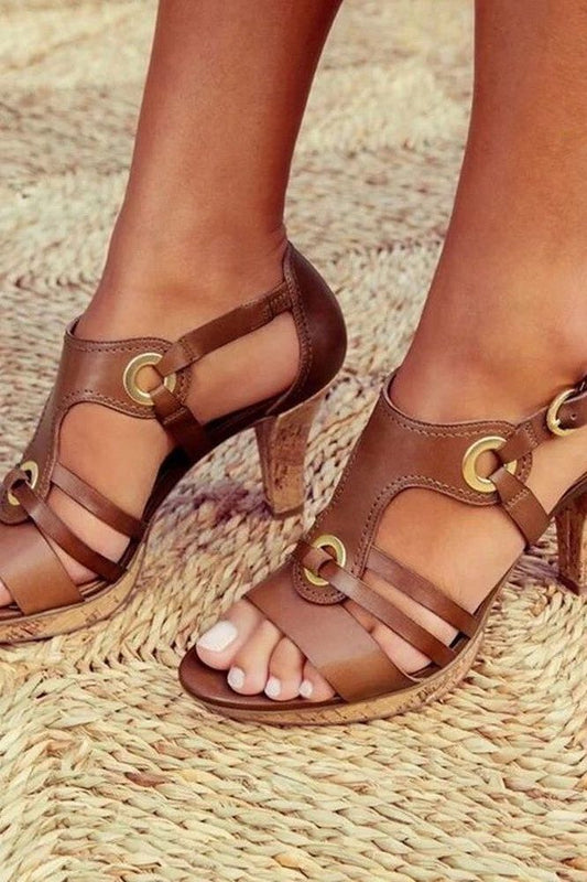 Aurelia - Chic Strappy Heeled Sandals