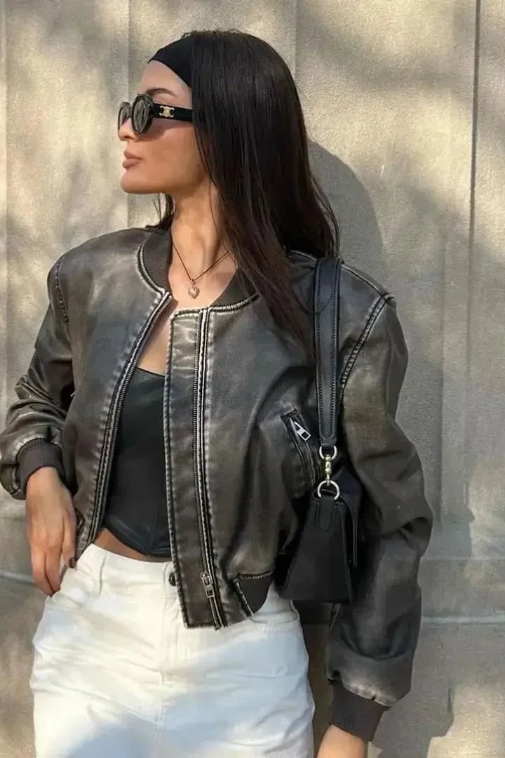 The Elegant Leather Jacket