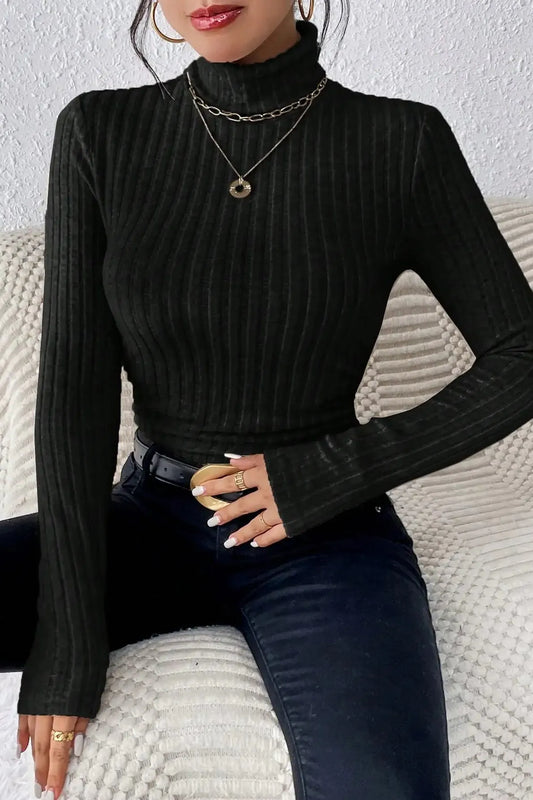 Knitted Turtleneck - Longsleeve
