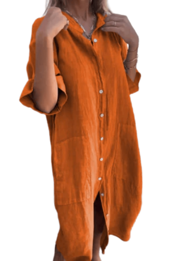 Sunset Shirt Dress