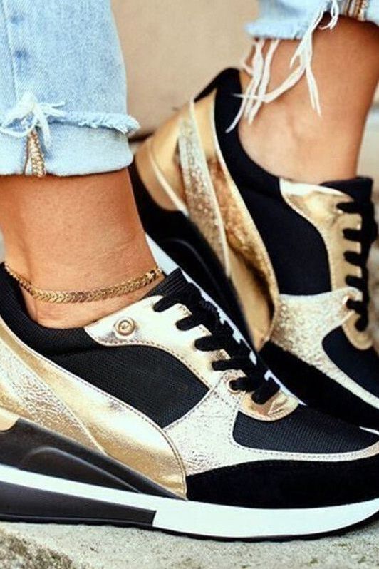 Keziah - Glow Wedge Orthopaedic Sneaker