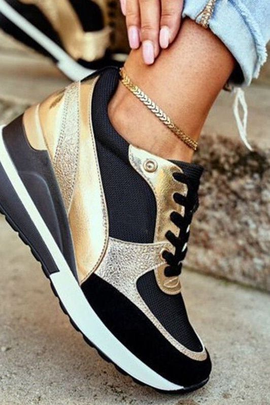 Keziah - Glow Wedge Orthopaedic Sneaker