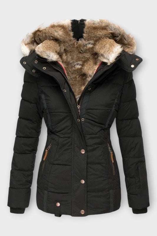 Celeste Fur Hood Jacket