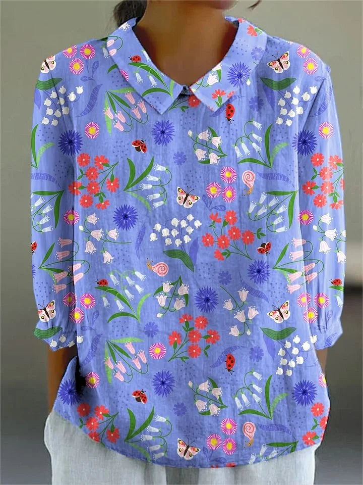 Emery™ Whimsical Garden Blouse