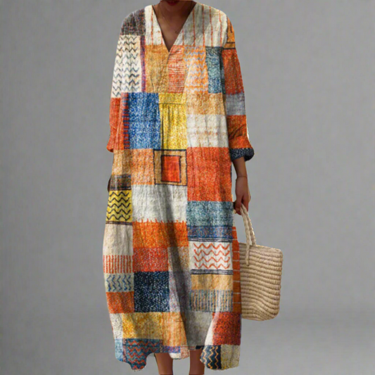 Vianna™ | Chic Geometric Dress