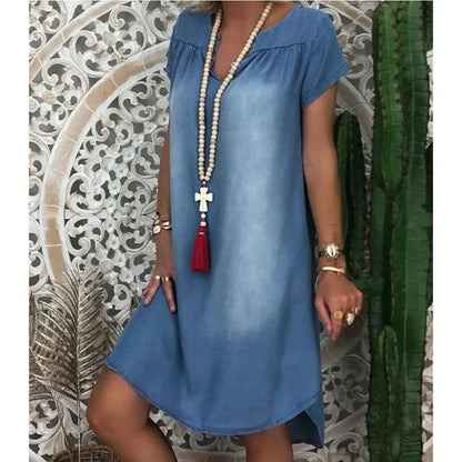 Sofia™ | Relaxed Denim Summer Dress