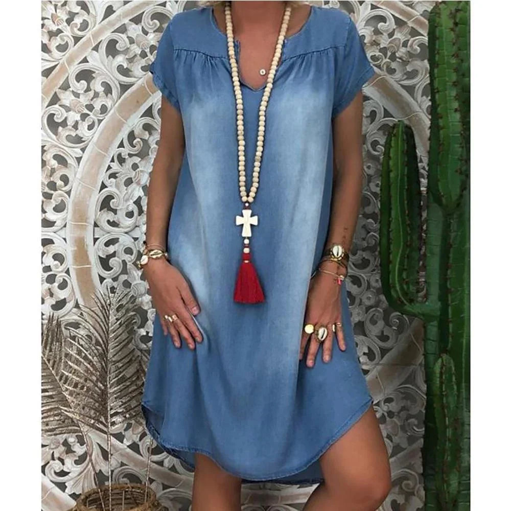 Sofia™ | Relaxed Denim Summer Dress
