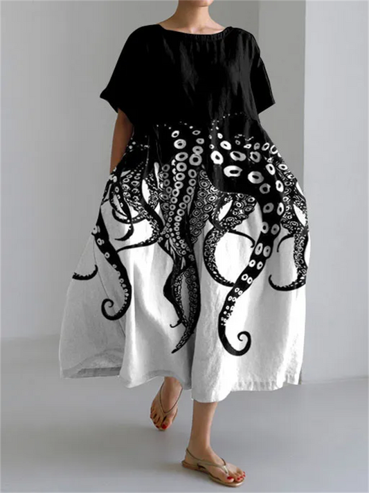 Raffaella | Unique Artistic Summer Dress for Effortless Style and Comfort on Casual Days
