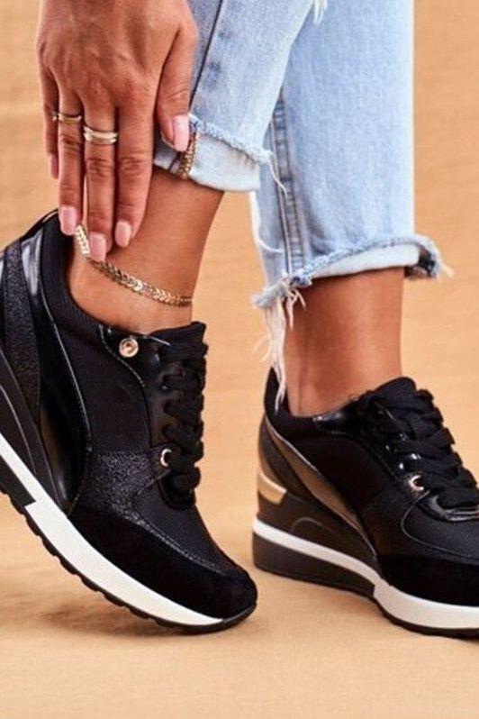 Keziah - Glow Wedge Orthopaedic Sneaker